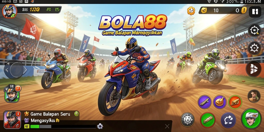 Tampilan balapan mendebarkan dari BOLA88 yang memukau.