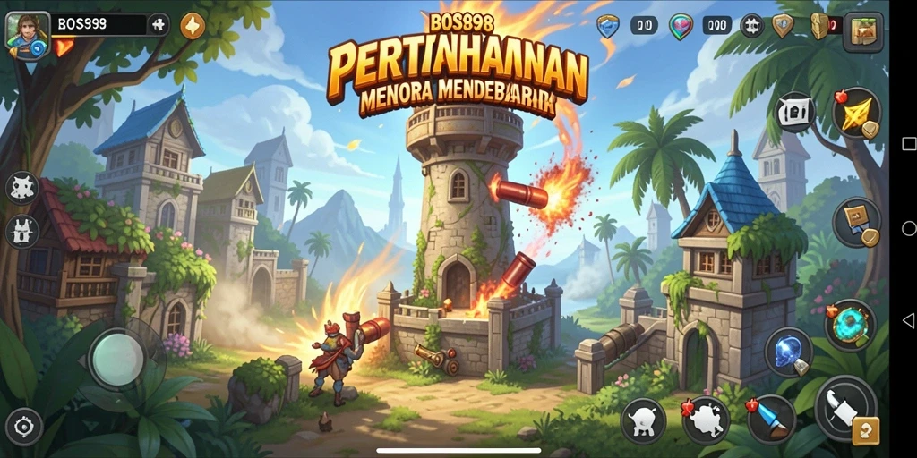 Screenshot menarik menampilkan aksi pertahanan dalam BOS898.