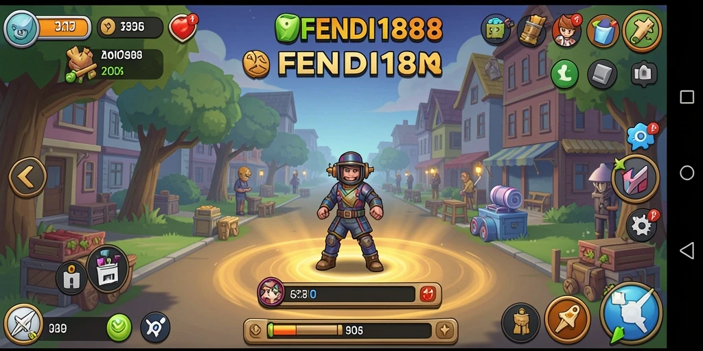 Screenshot gameplay FENDI188 menampilkan suasana permainan yang menarik.