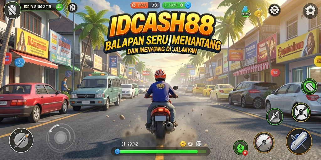 Gameplay mendebarkan dari balapan di IDCASH88 dengan grafis luar biasa.