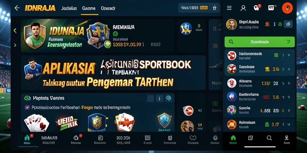 Screenshot utama IDNRAJA menampilkan antarmuka pengguna yang sederhana untuk taruhan.
