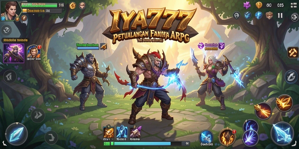 Tampilan dinamis dari gameplay ARPG IYA777 yang memukau.