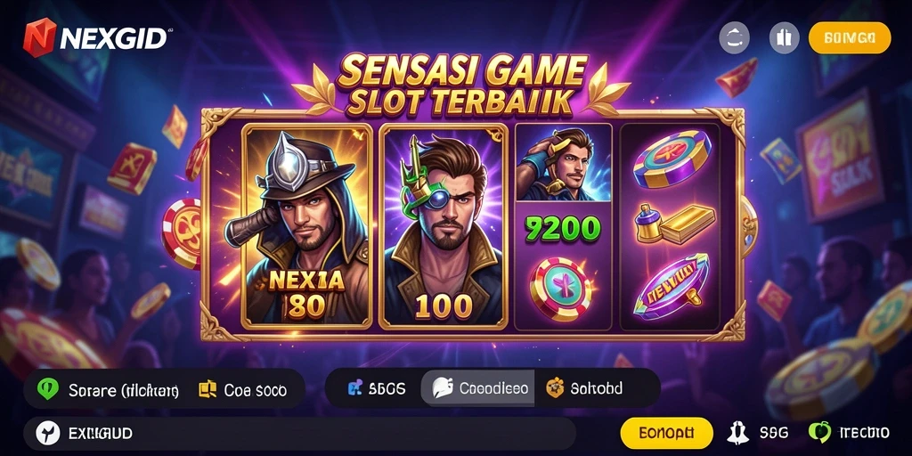 Tampilan menarik dari gameplay NEXGID yang memikat.