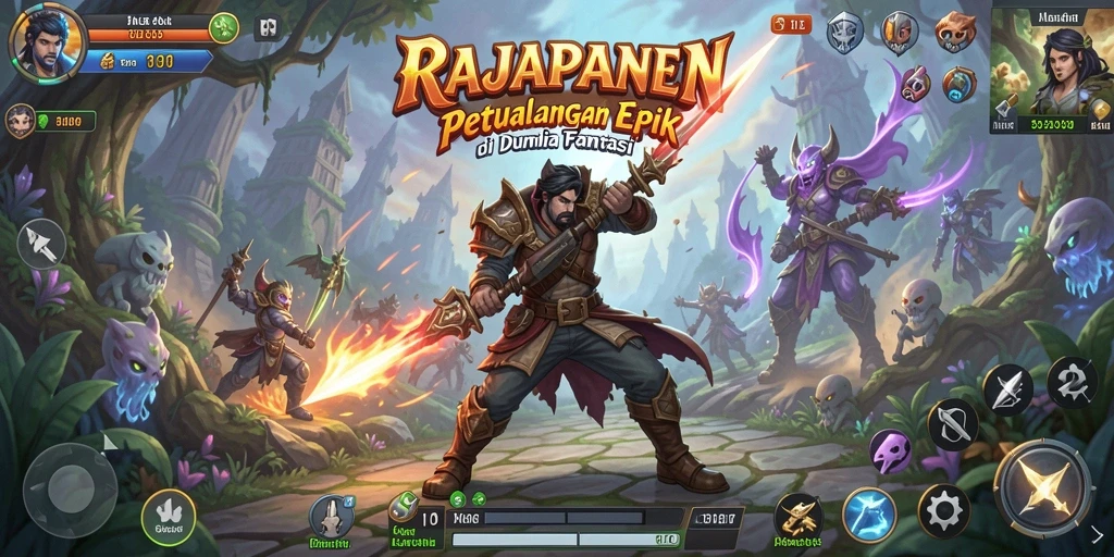 Tampilan menakjubkan dari aksi pertempuran dalam RAJAPANEN.