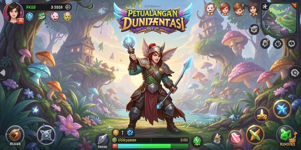 Gameplay seru RK88 dalam dunia petualangan yang menakjubkan.