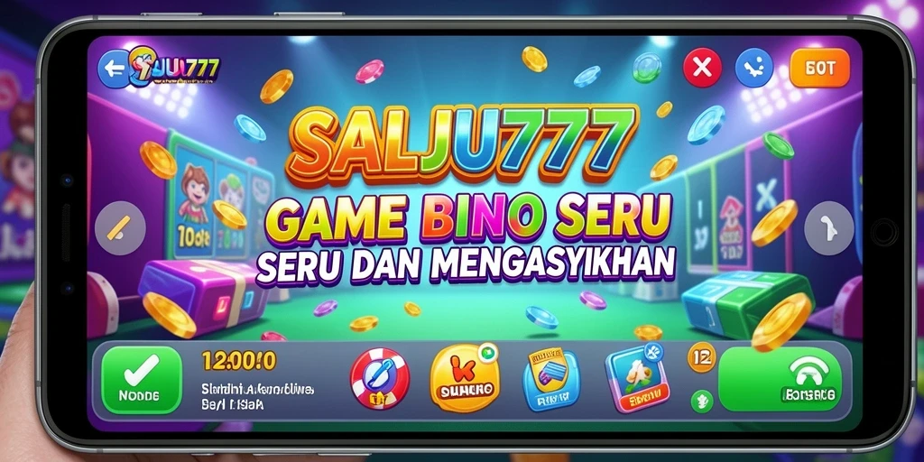 Tampilan gameplay SALJU777 yang menarik dan penuh warna.
