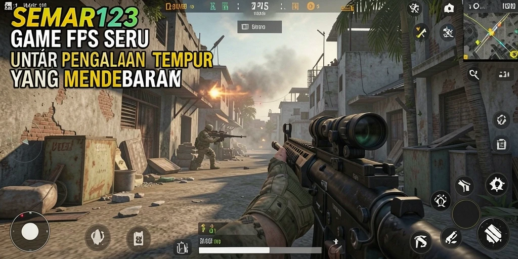 Tampilan gameplay seru di SEMAR123 dengan aksi tembak-menembak yang mendebarkan.